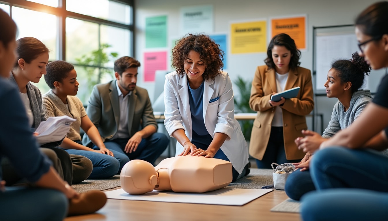 découvrez les avantages de former vos employés aux premiers secours en entreprise. cette formation essentielle non seulement renforce la sécurité au travail, mais améliore aussi la cohésion d'équipe et la réactivité face aux situations d'urgence. informez-vous sur les bénéfices d'une équipe bien préparée.