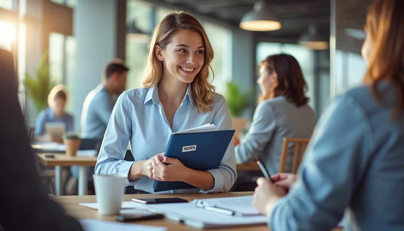 Illustration: Présentation du BTS NDRC et des débouchés professionnels en entreprise qui recrute